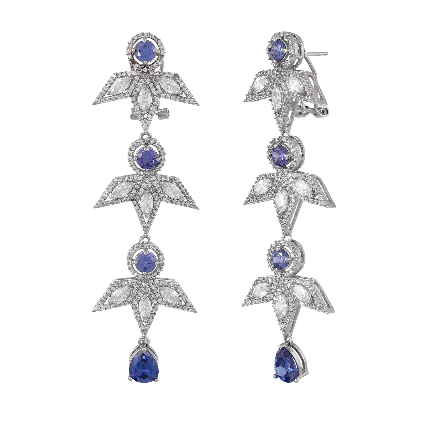 Before Sunrise Indra Statement Long Earrings - Image 3