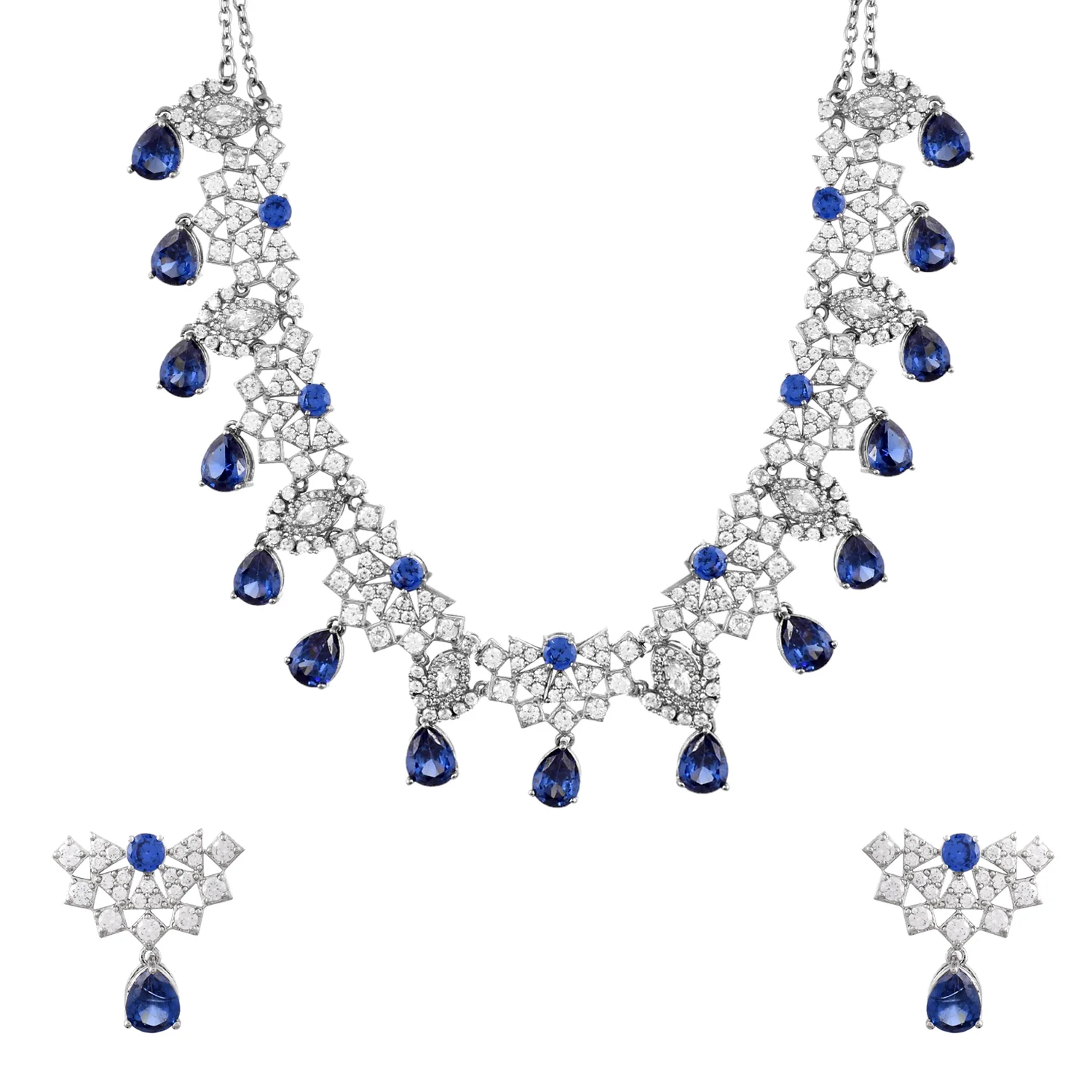 Before Sunrise Neeharika Necklace Set - Image 4