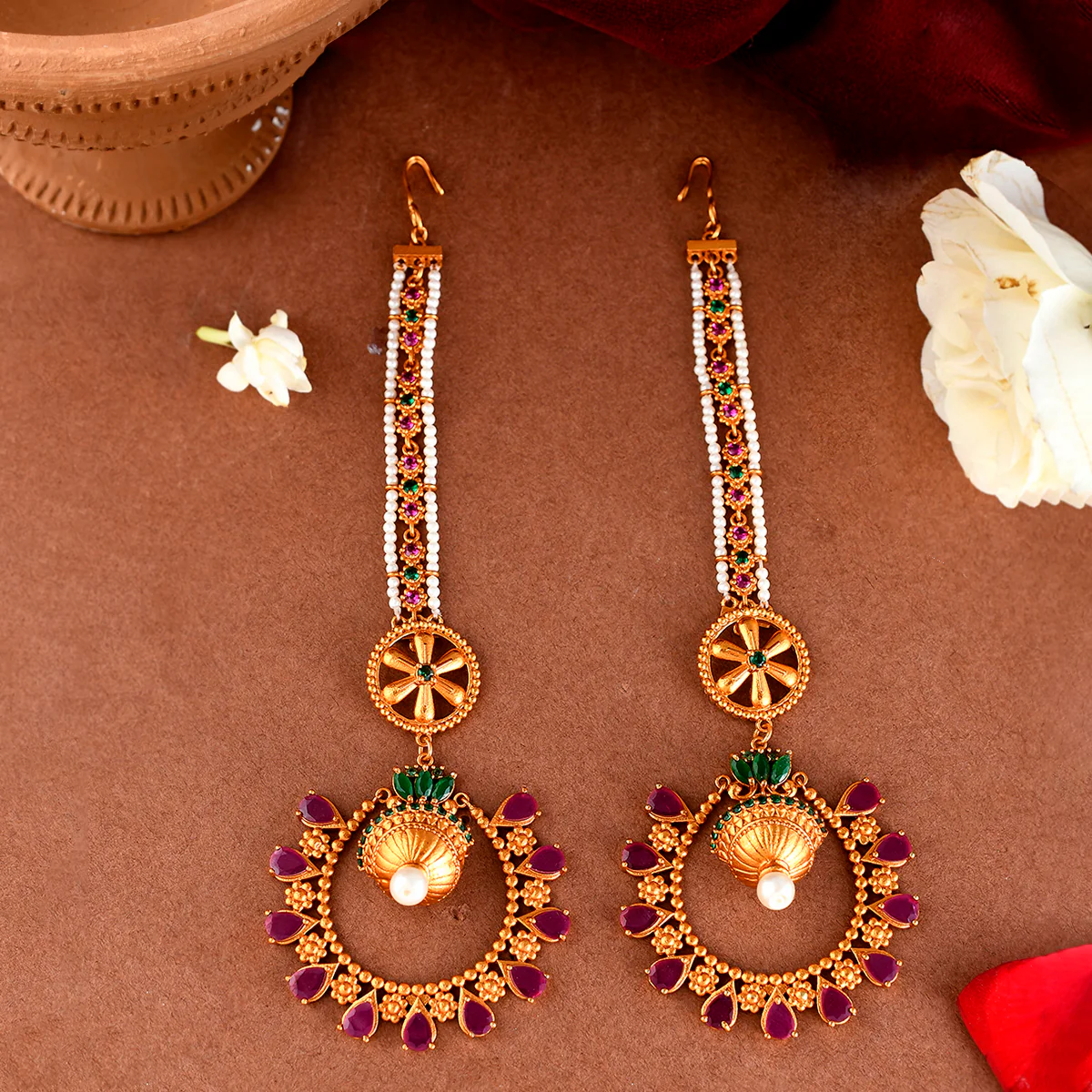 Bela Royal Long Earrings