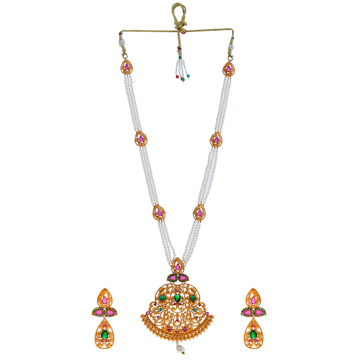 Bela Traditional Necklace Set - Image 3