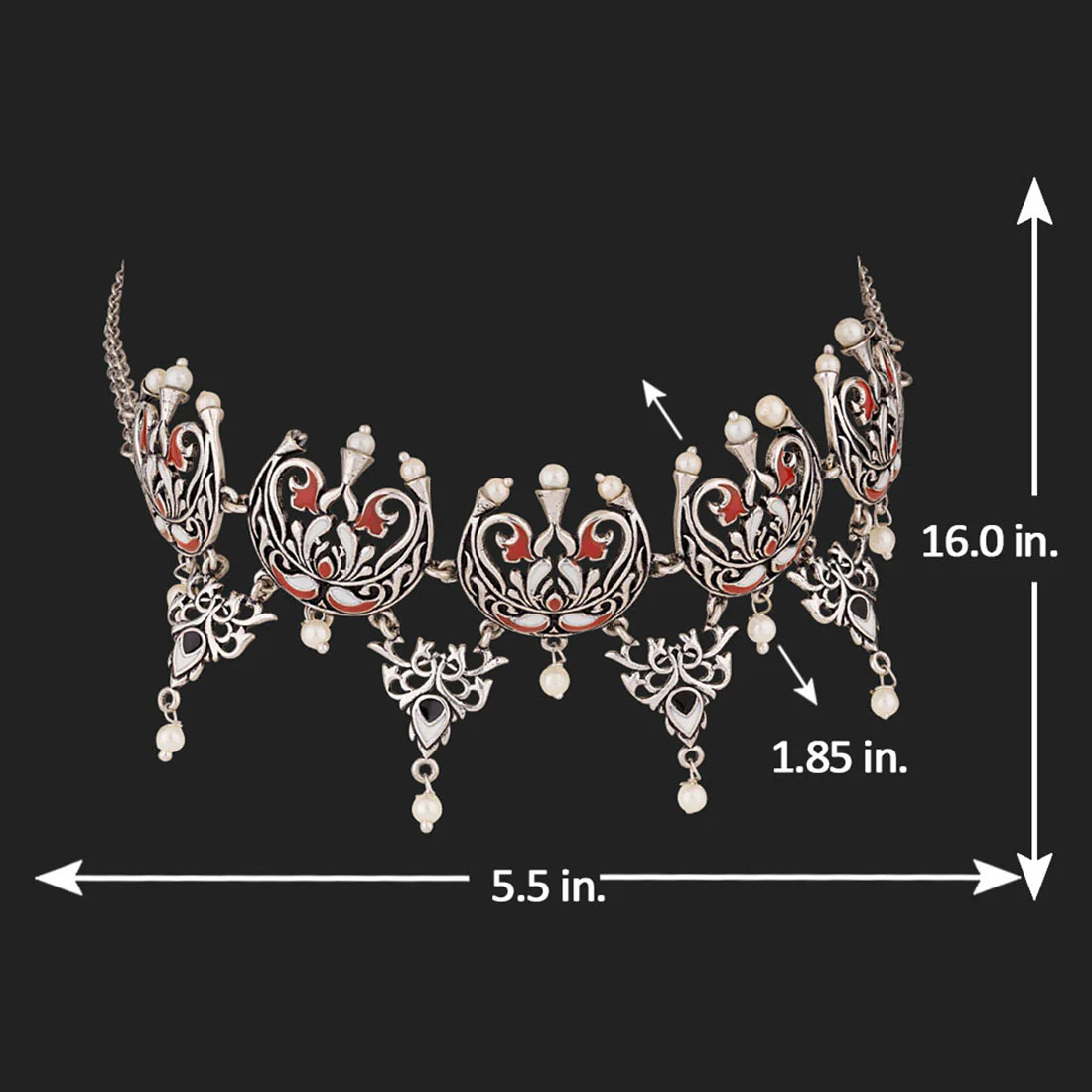 Benaras Looping Design Necklace - Image 4