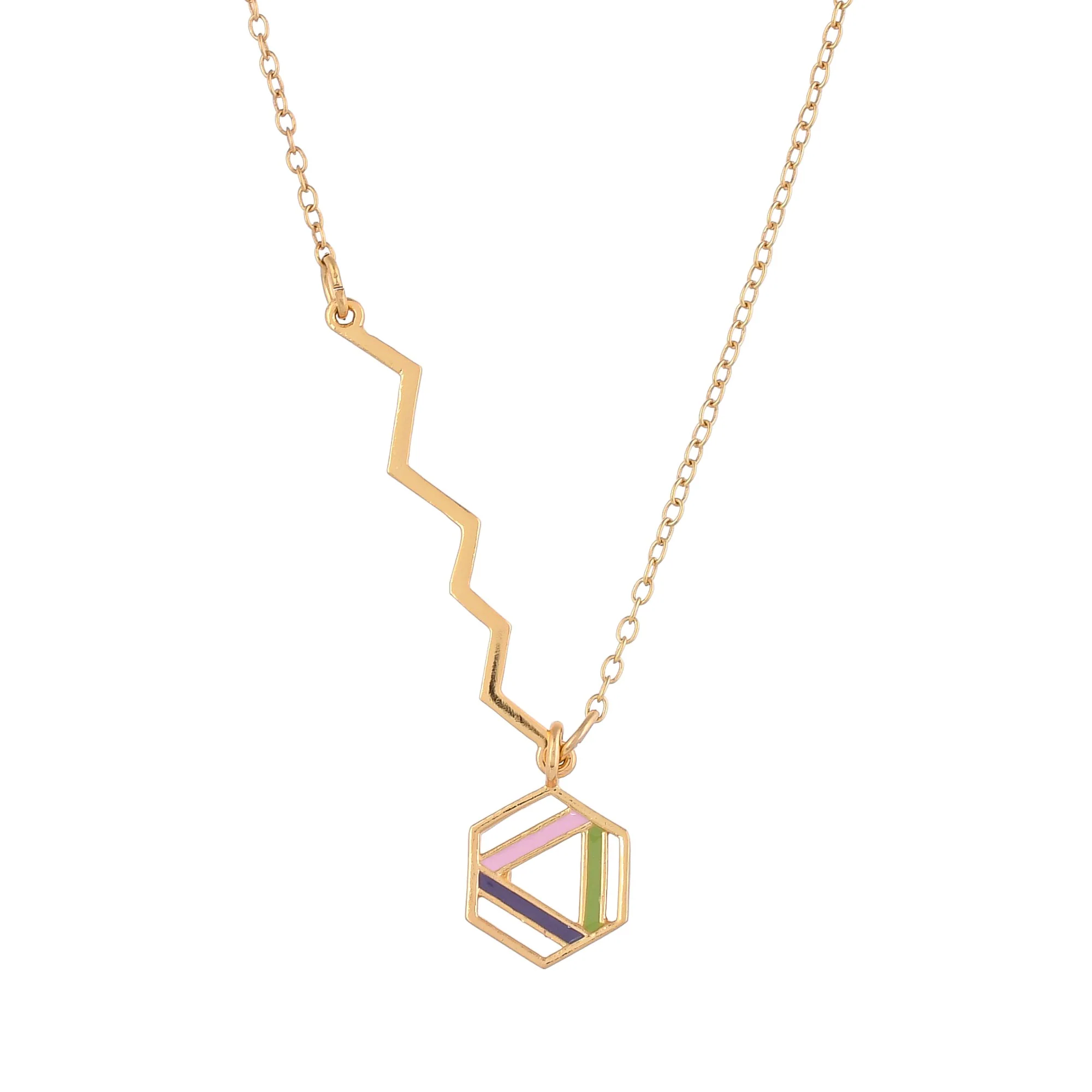 Benzene Enameled Casual Necklace - Image 3