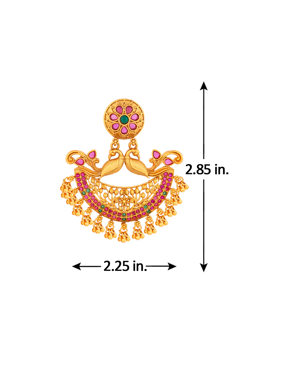 Bird Motifs Ethnic Earrings - Image 4