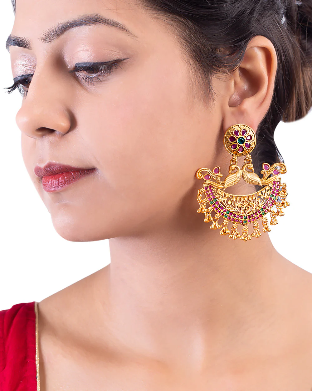 Bird Motifs Ethnic Earrings - Image 5