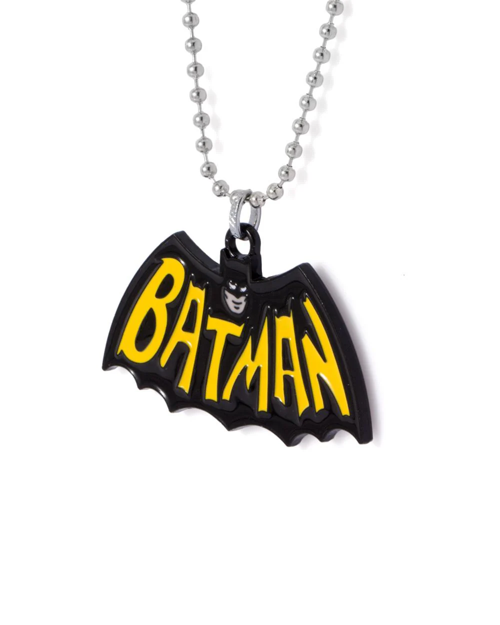 Black Bat Design Pendant With Chain - Image 2
