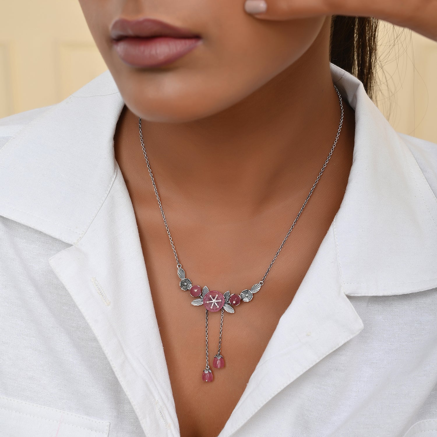 Bloom 925 Sterling Silver Misaki Necklace - Image 3