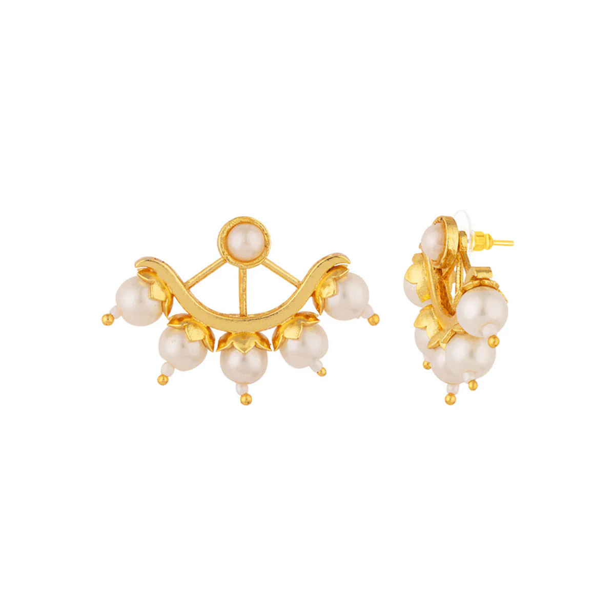 Blooming Beads Aztec Inspired Earrings - Image 4
