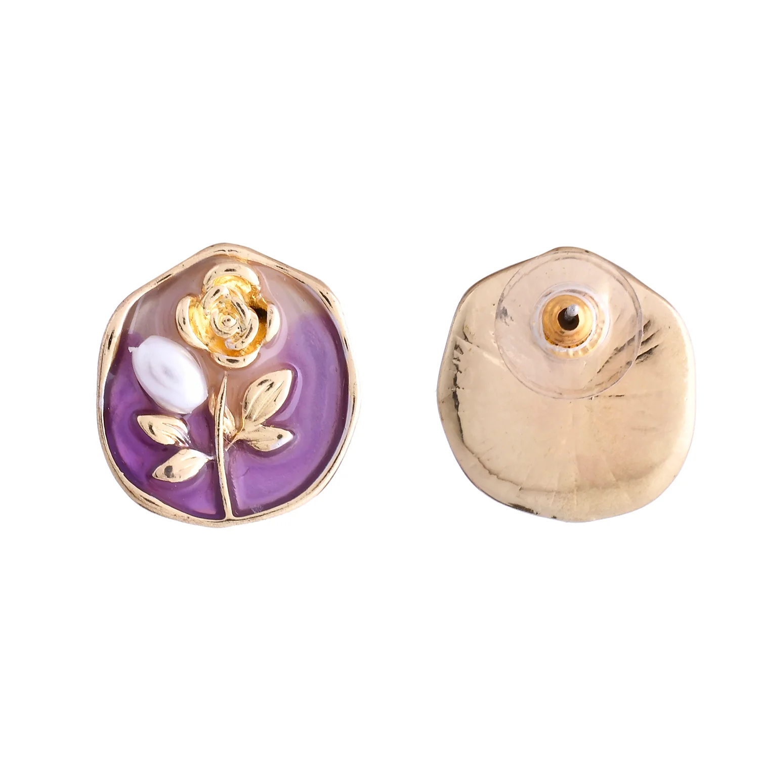 Blossom Lavender Dream Stud Earrings - Image 5