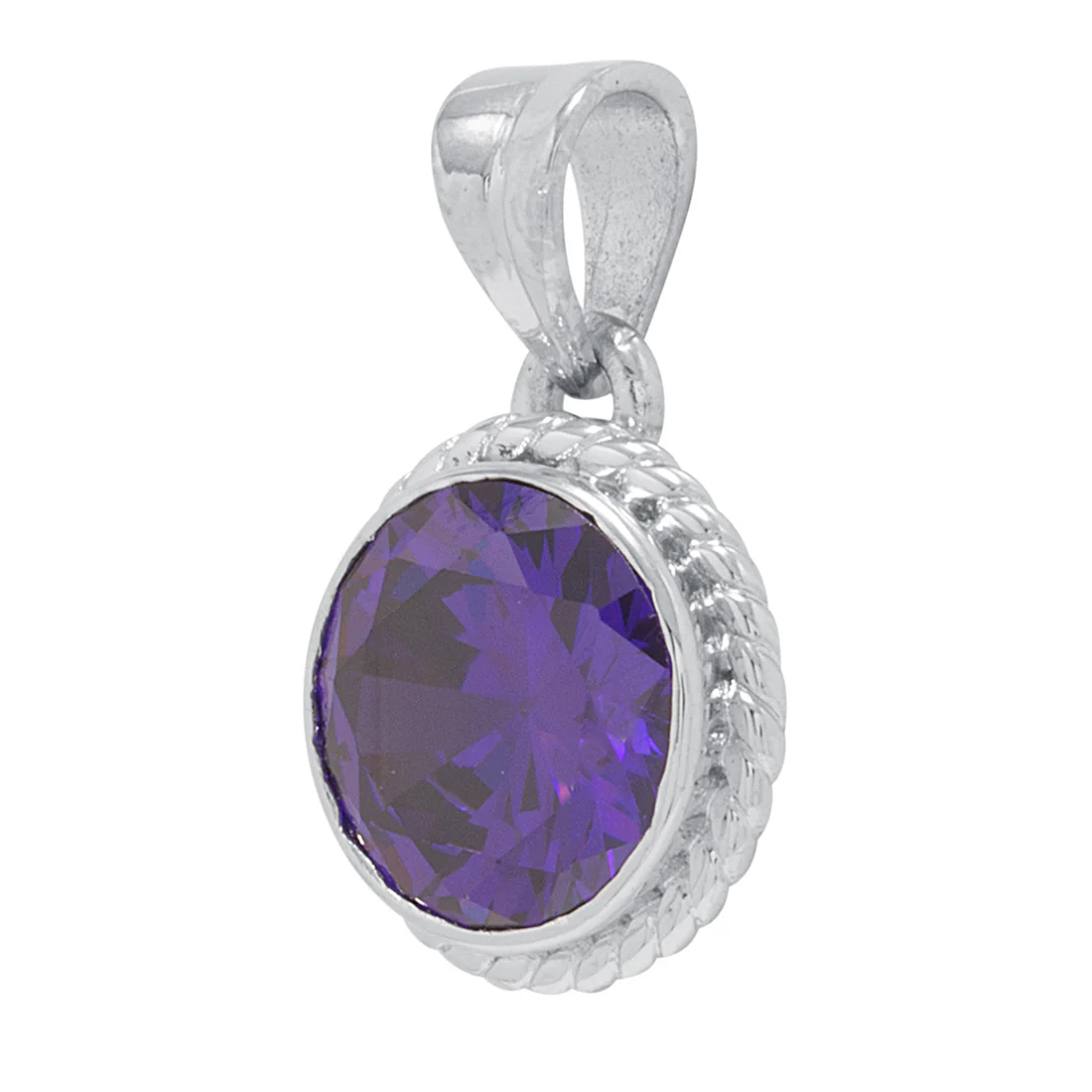 Flying Heart Pendant without Chain Made with Swarovski Zirconia - Image 2