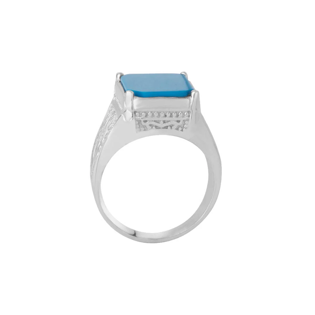 Blue Stone Milestone Ring - Image 4