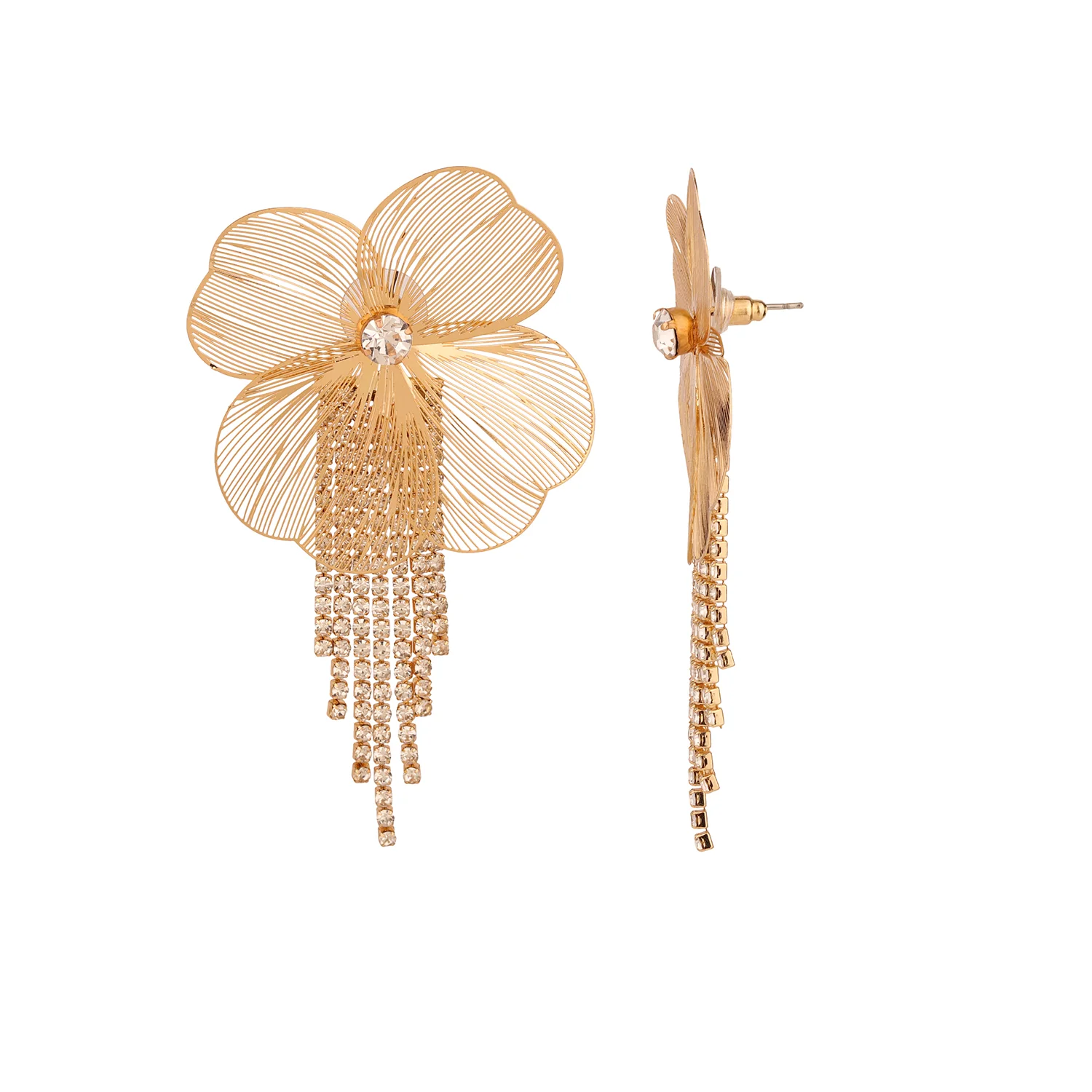 Blume Golden Bloom Cascade Statement Pendant Set - Image 5