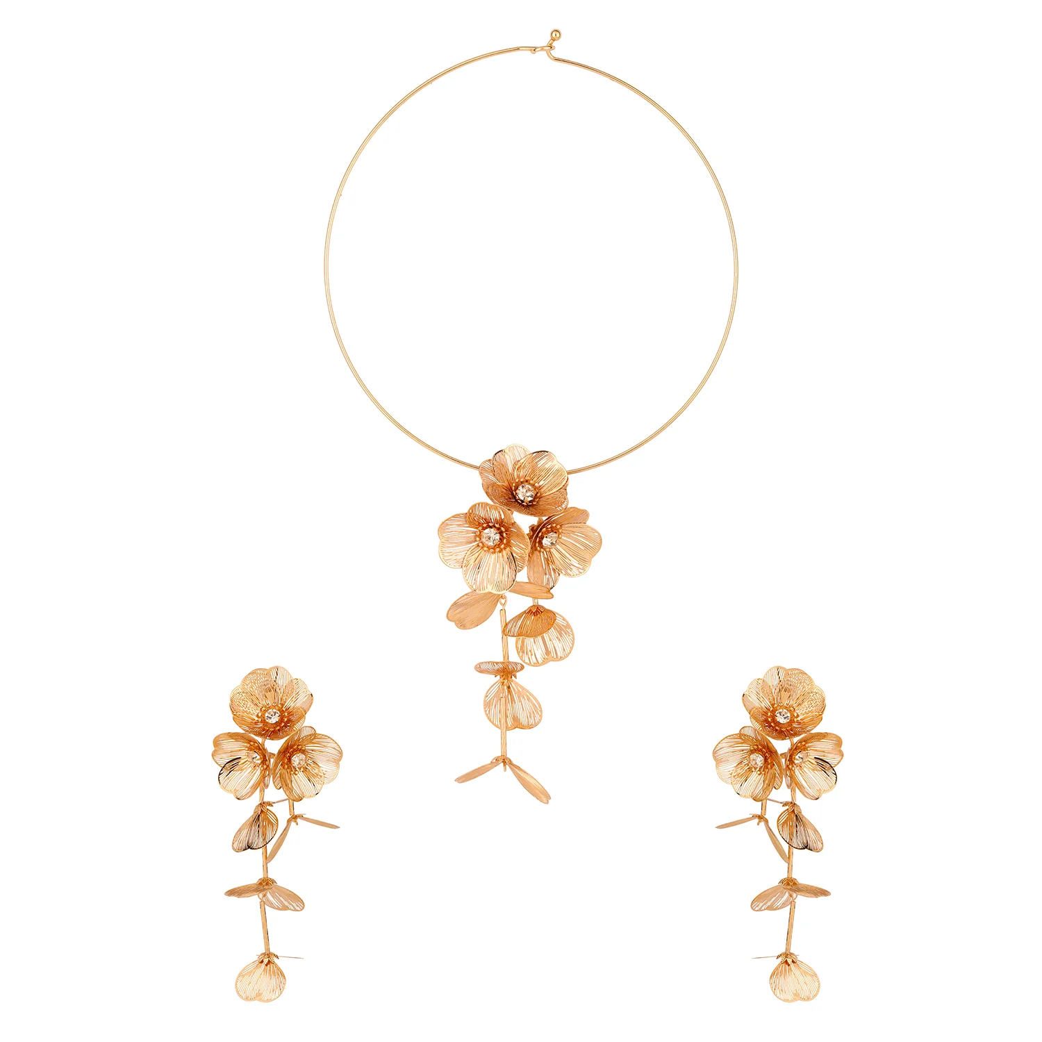 Blume Golden Cascade Flora Vine Pendant Set - Image 4