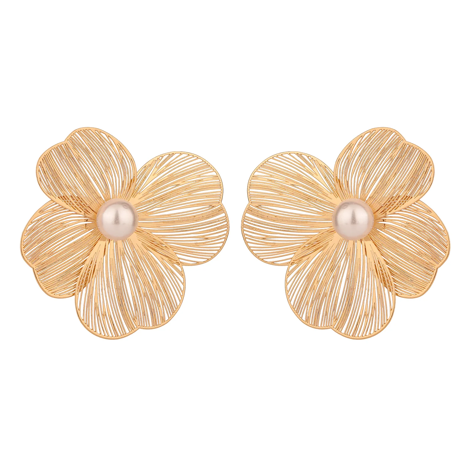 Blume Pearl Petal Drop Pendant Set - Image 7