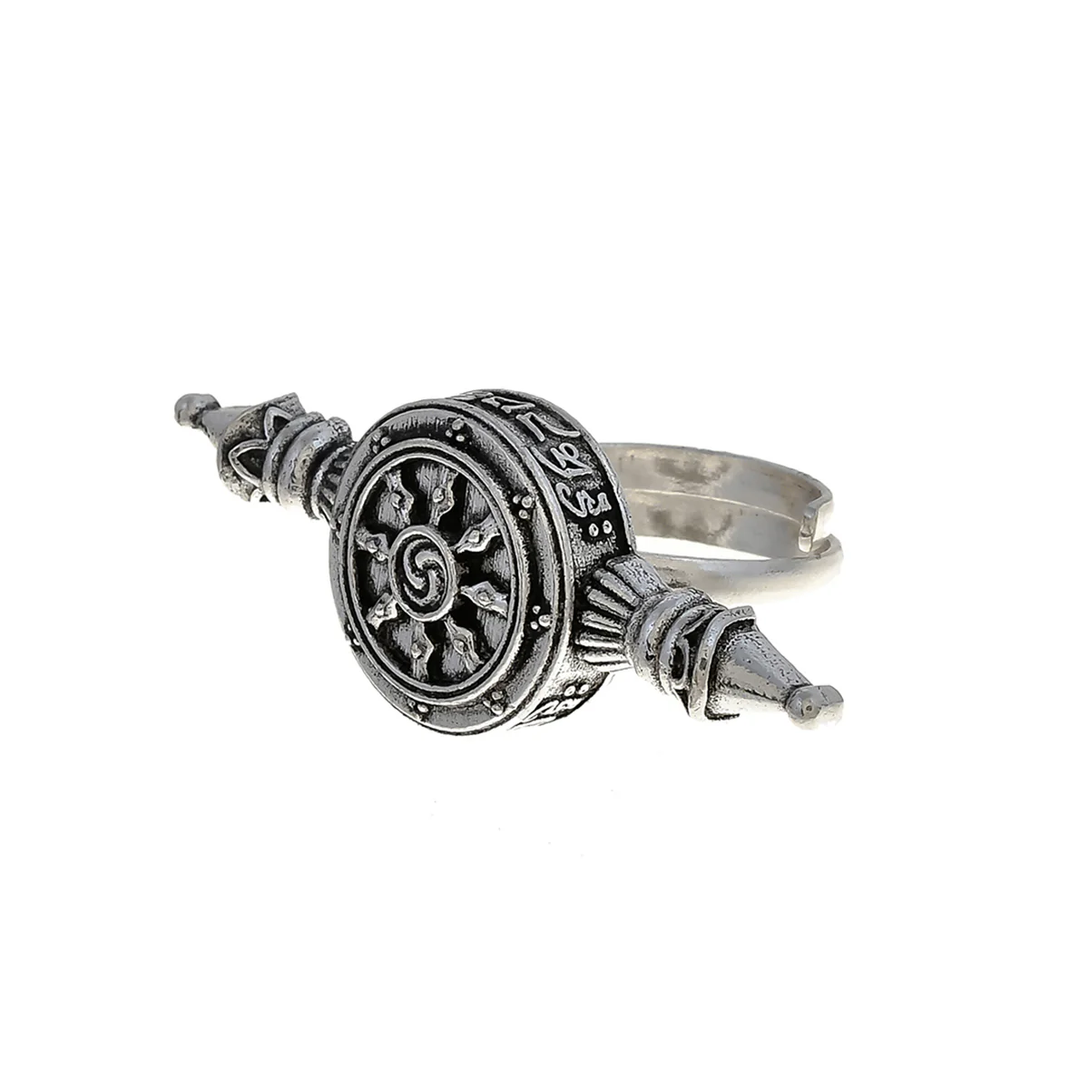 Bodhi Dharmachakra Statement Ring - Image 4