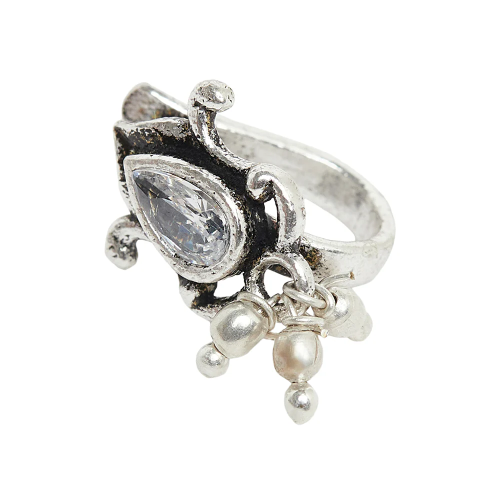 Bohemian Style Silver Plated Nose Pin - Image 5
