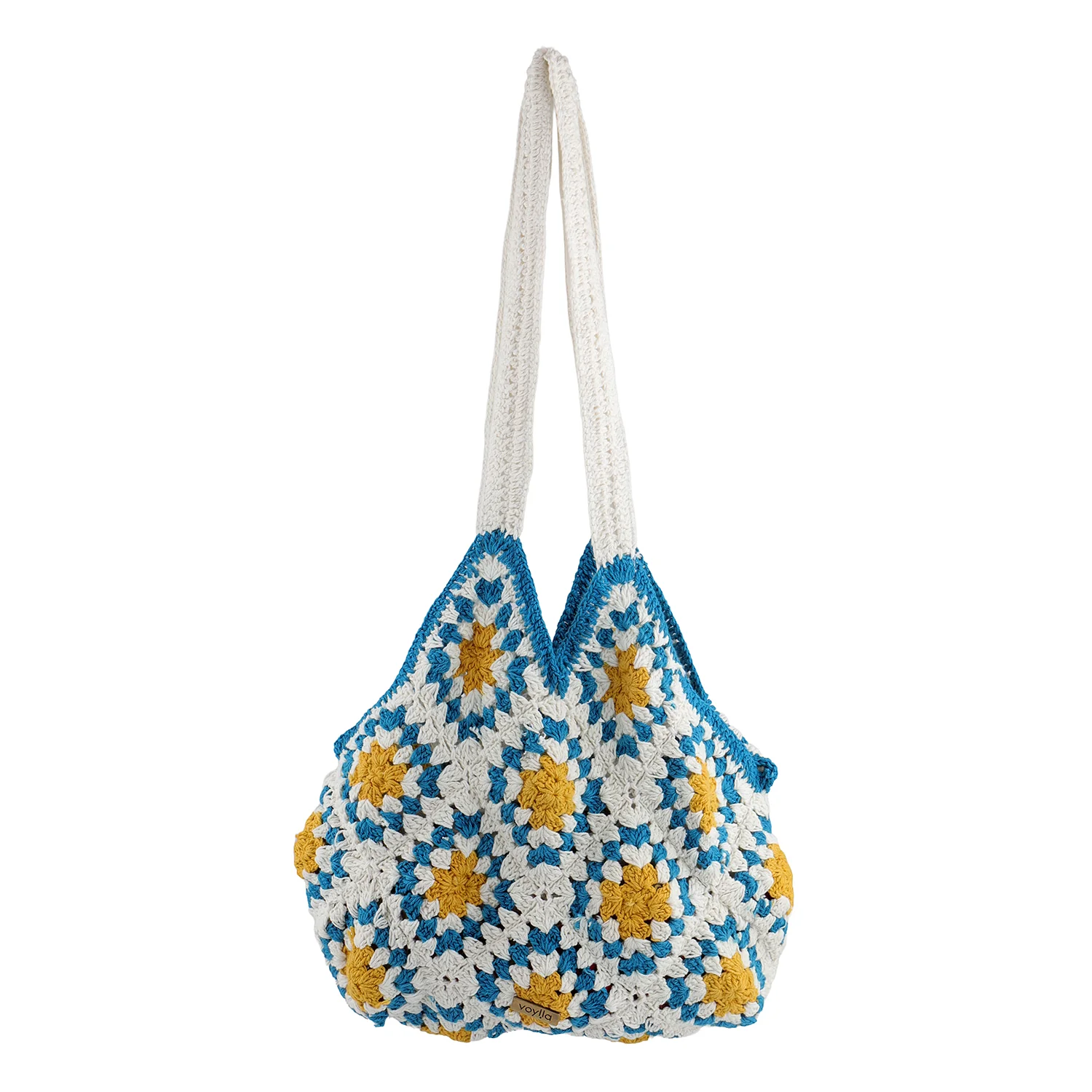 Boho Bloom Crochet Tote Bag - Image 4