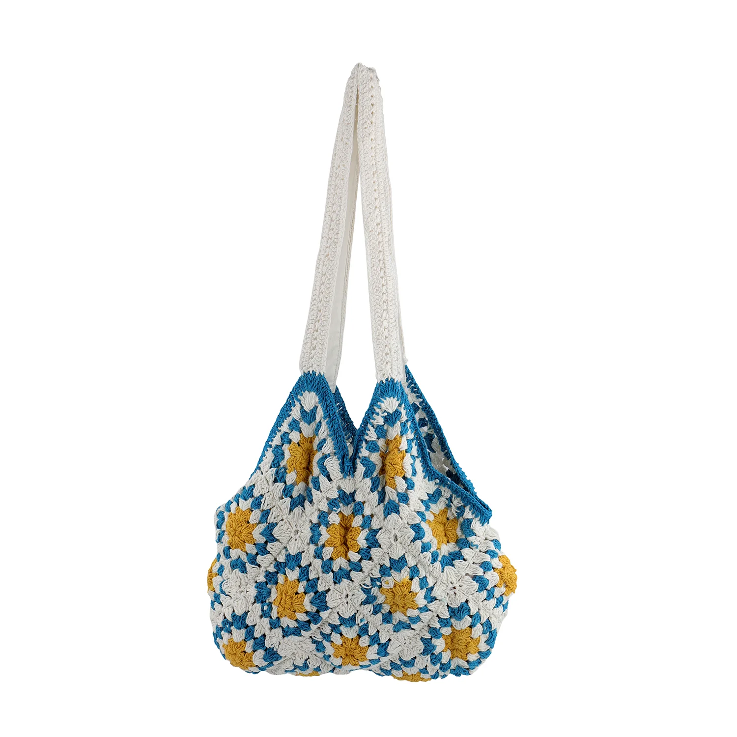 Boho Bloom Crochet Tote Bag - Image 6