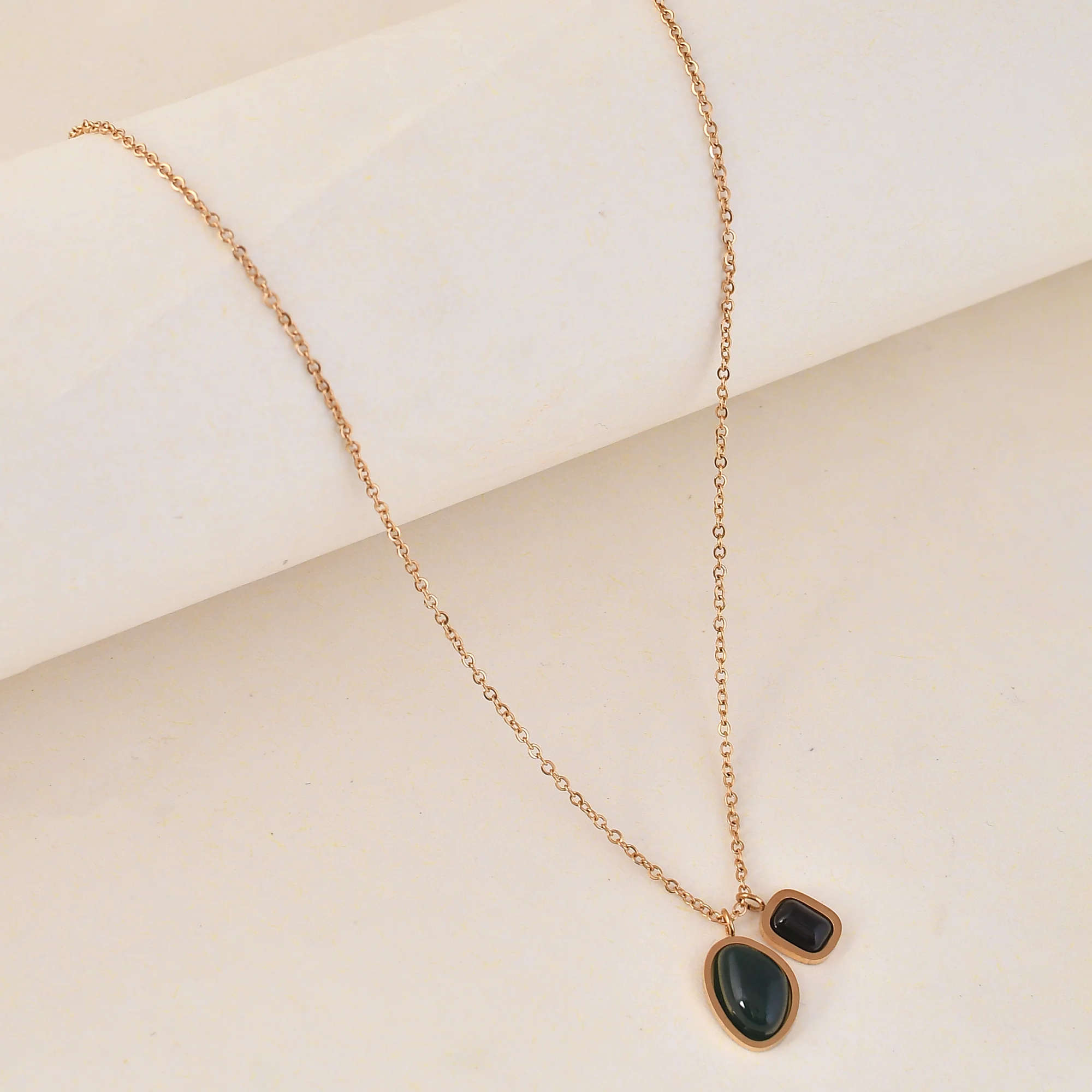 Boho Gold Plated Charm Necklace