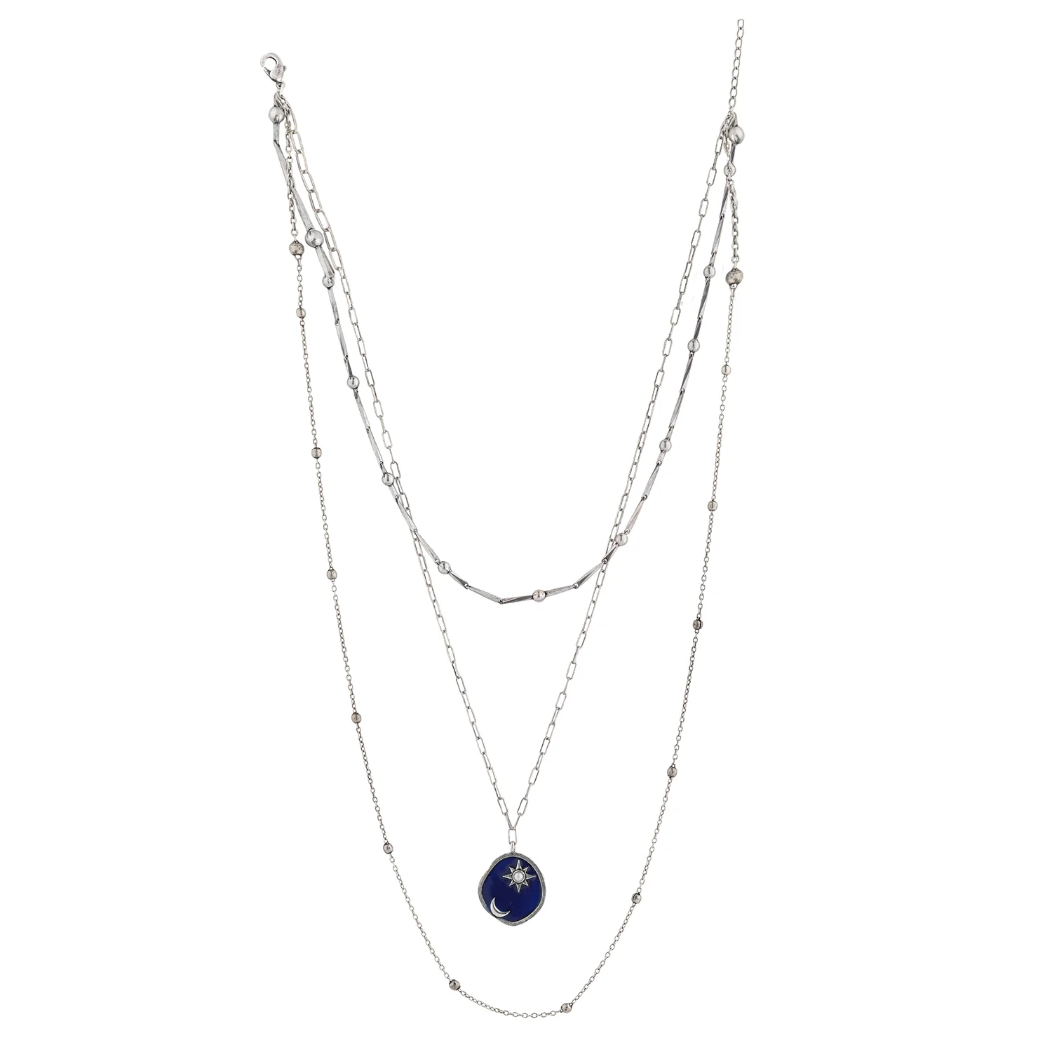 Boho Tribe Cosmic Layered Necklace - Image 5