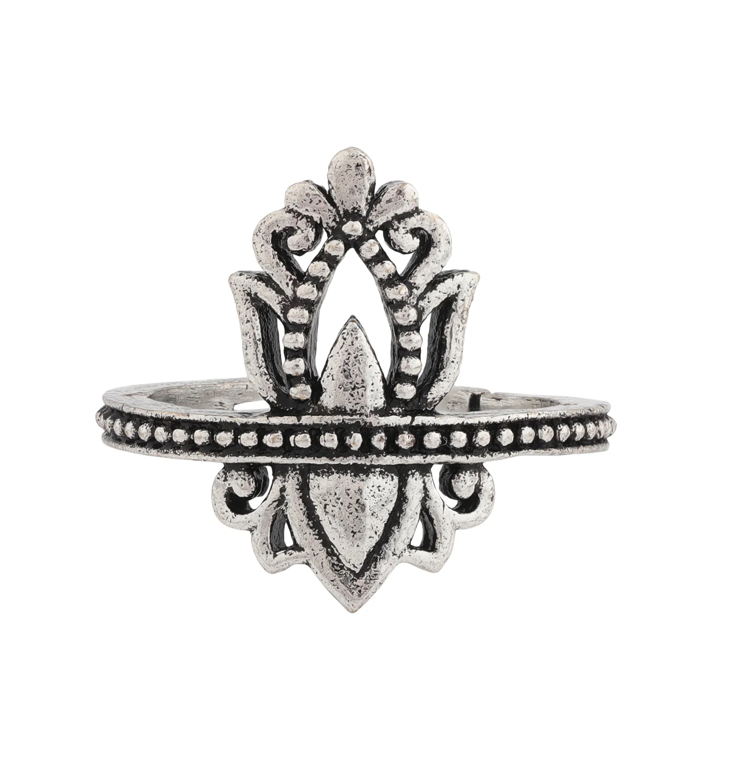 Boho Tribe Free Sprit Oxidised Ring - Image 4