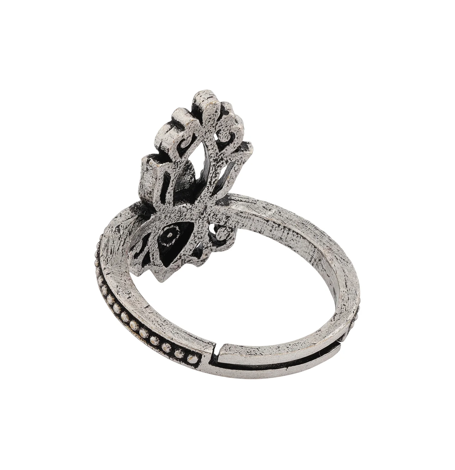 Boho Tribe Free Sprit Oxidised Ring - Image 6