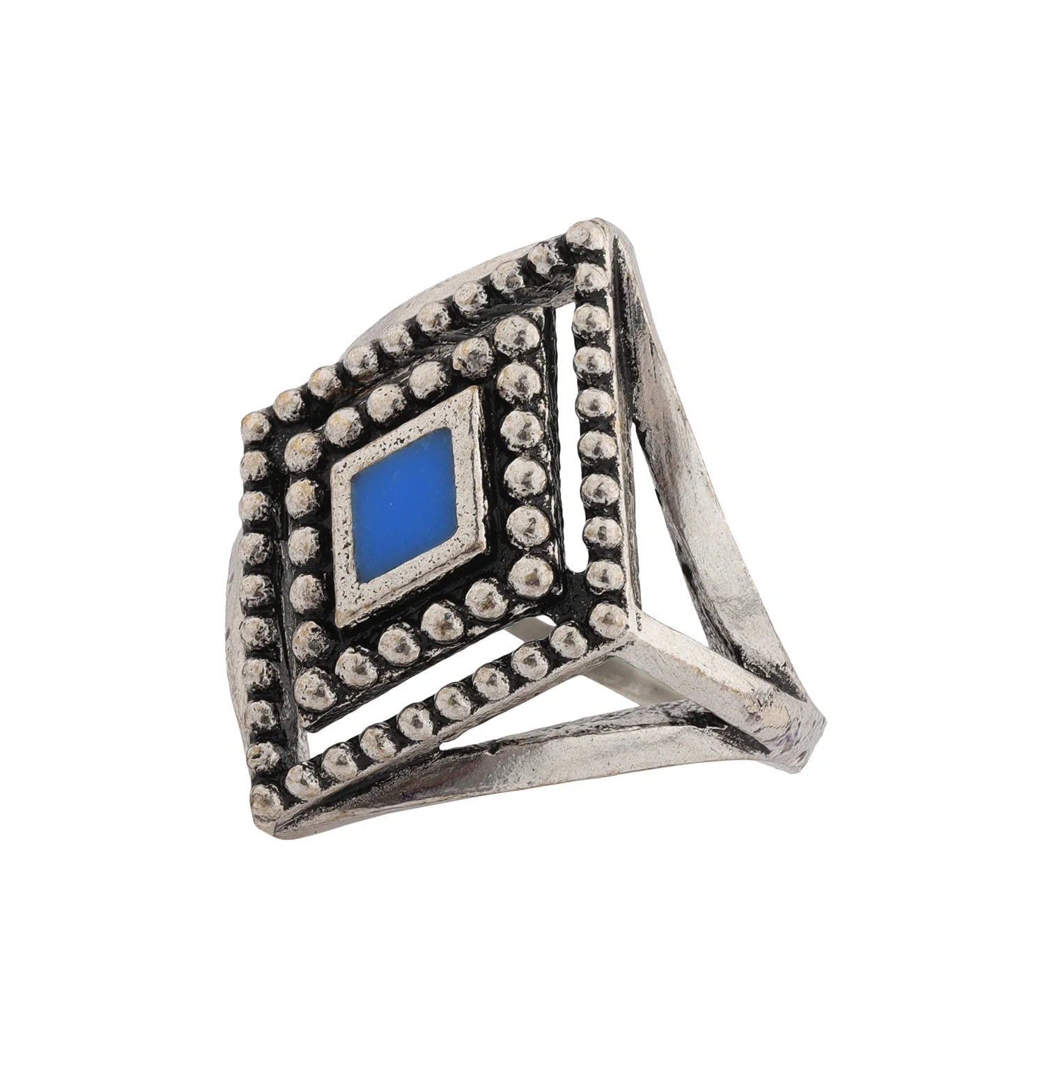 Boho Tribe Gypsy Oxidised Ring - Image 5