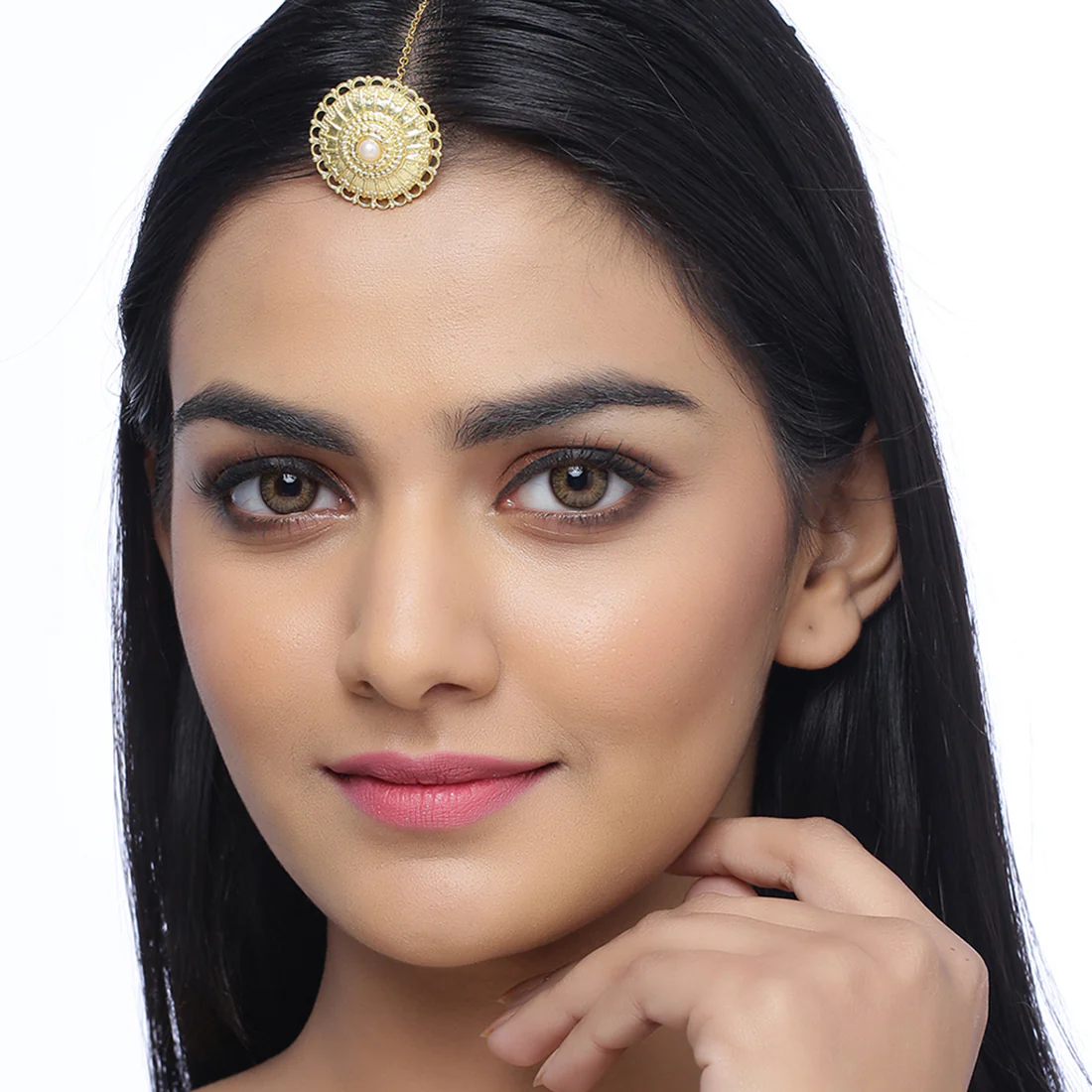 Borla Collection Flower Maang Tika - Image 2