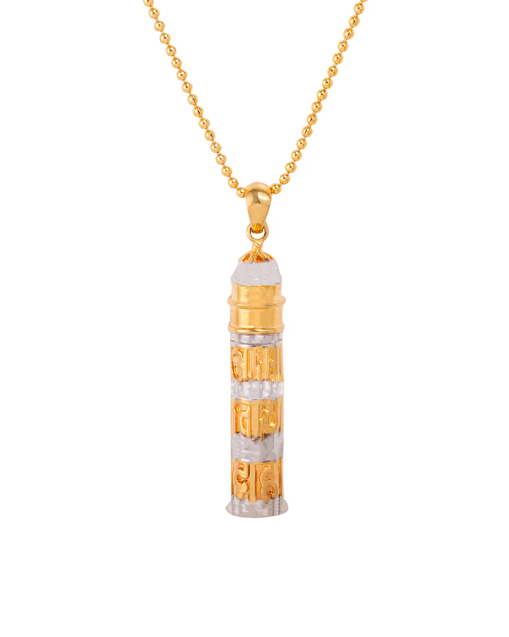 Bullet Designer Buddhist Pendant With Chain - Image 2