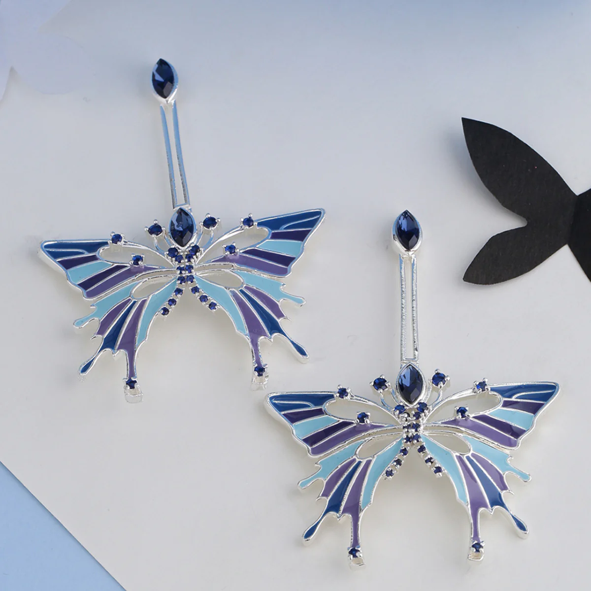 Butterfly Blue Mini Danglers