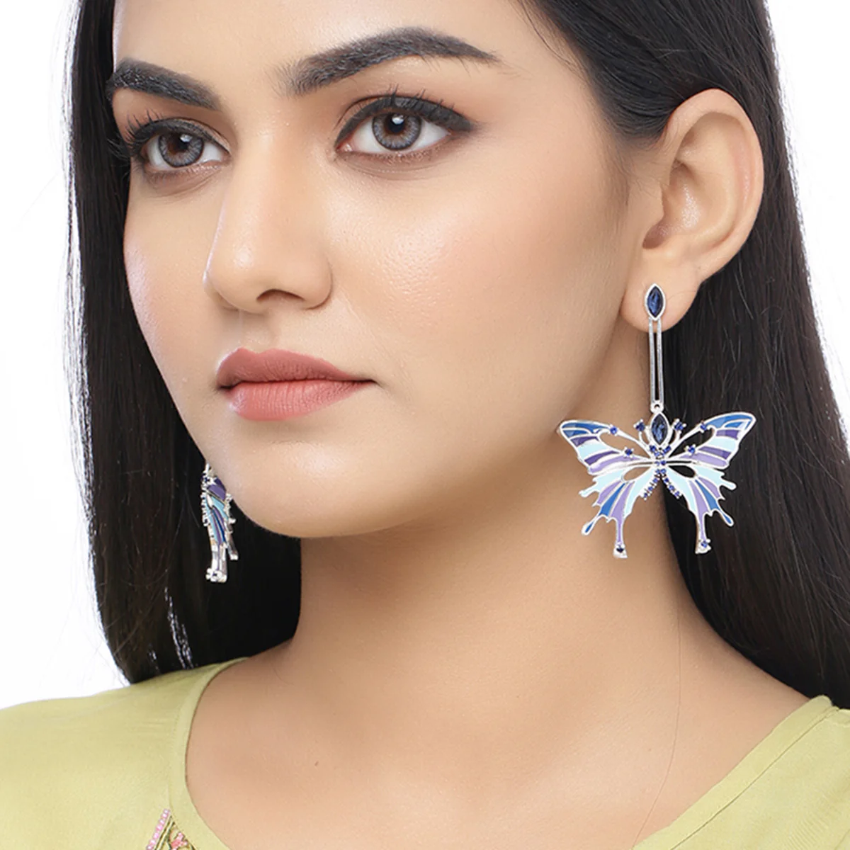 Butterfly Blue Mini Danglers - Image 2