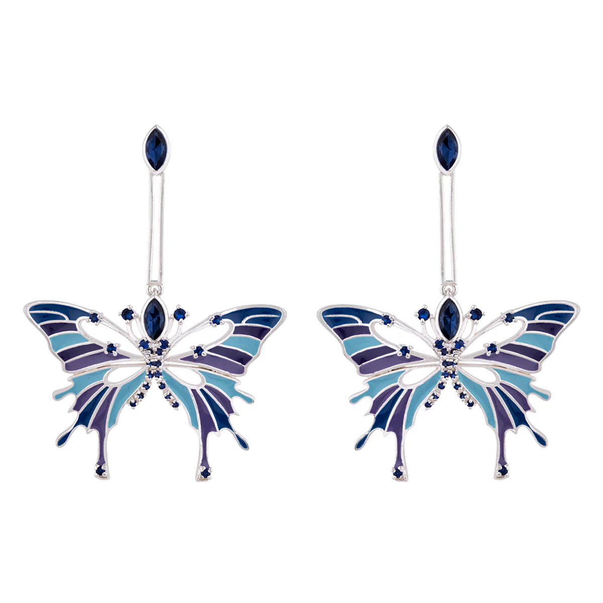Butterfly Blue Mini Danglers - Image 3