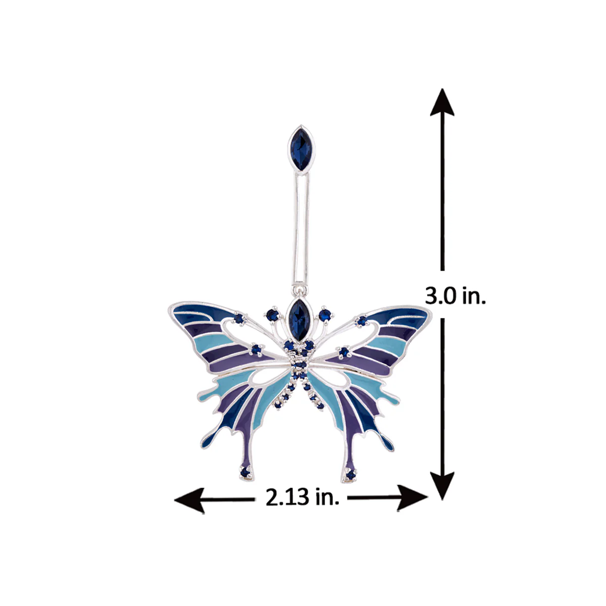 Butterfly Blue Mini Danglers - Image 5