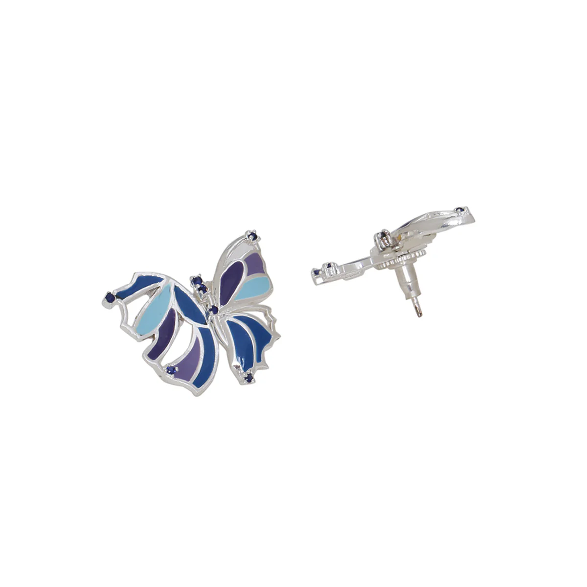 Butterfly Cute Blues Studs - Image 4