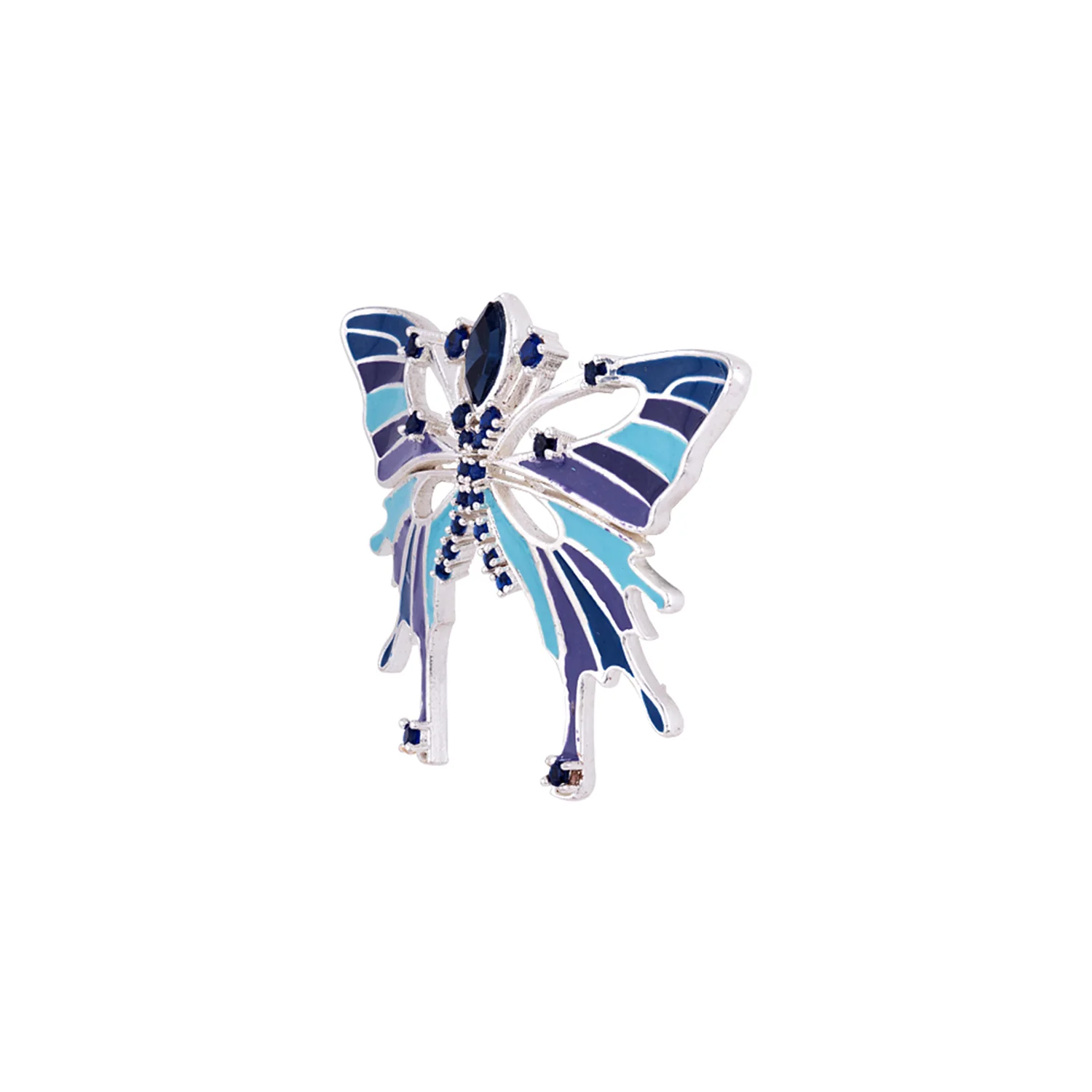 Butterfly Queen Blue Brooch - Image 4
