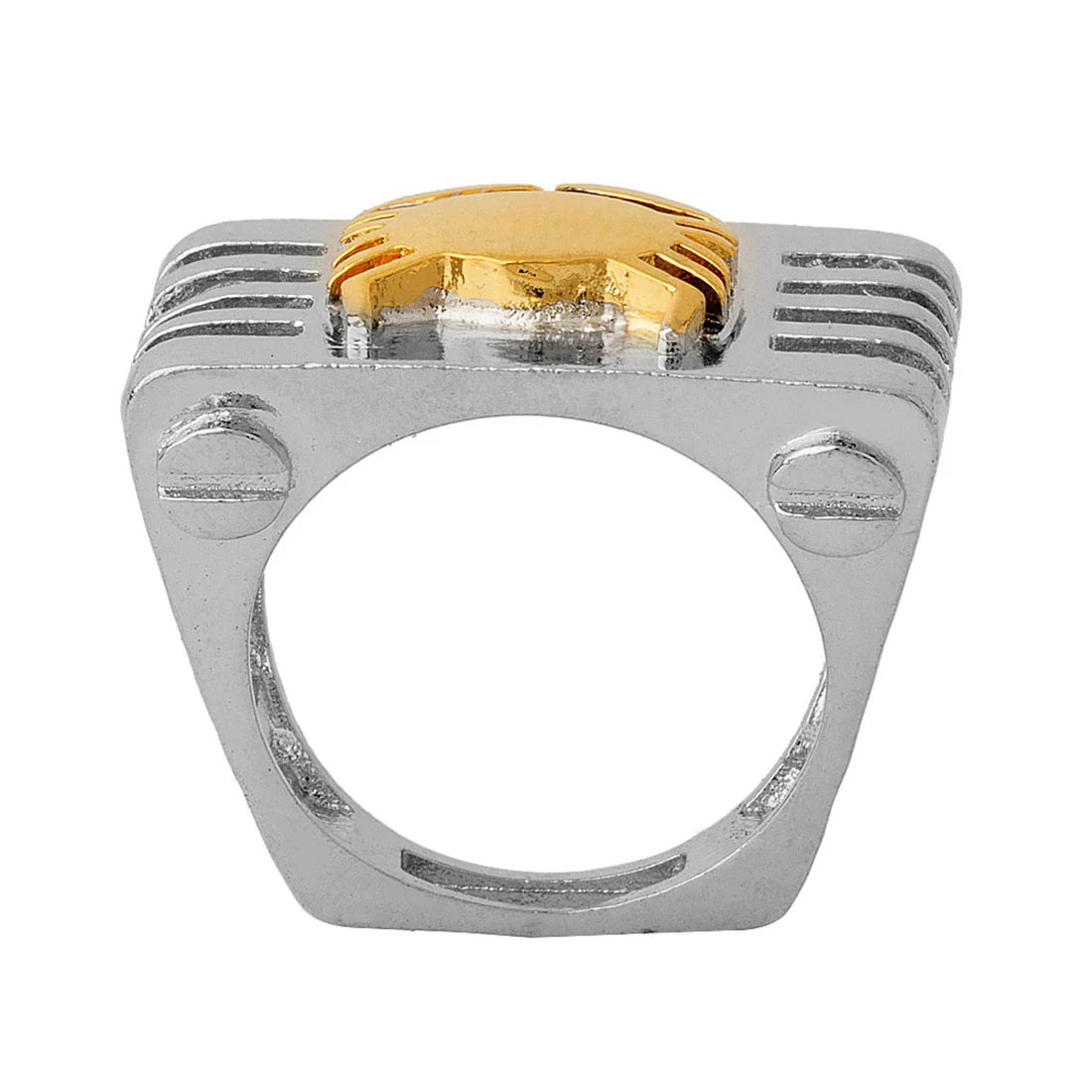 Cancer Zodiac Symbol Designed Ring For Men - Image 4