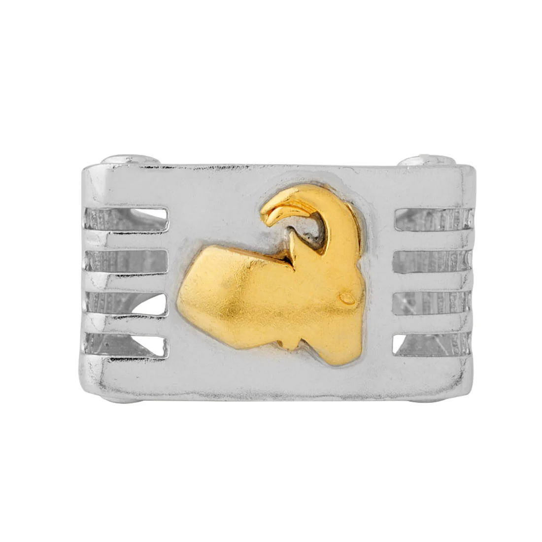 Capricorn Zodiac Symbol Designed Ring For Men - Image 3