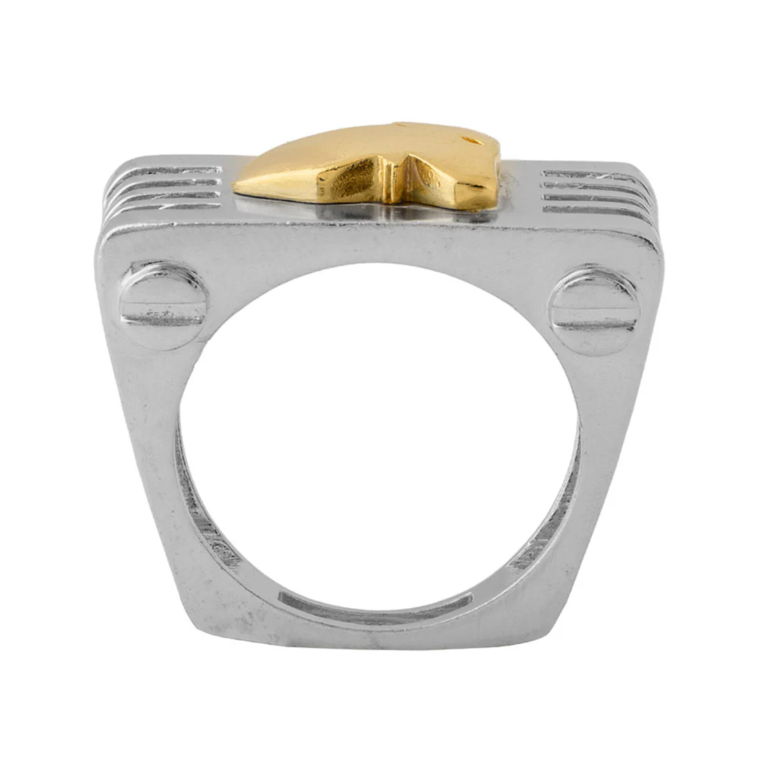 Capricorn Zodiac Symbol Designed Ring For Men - Image 4