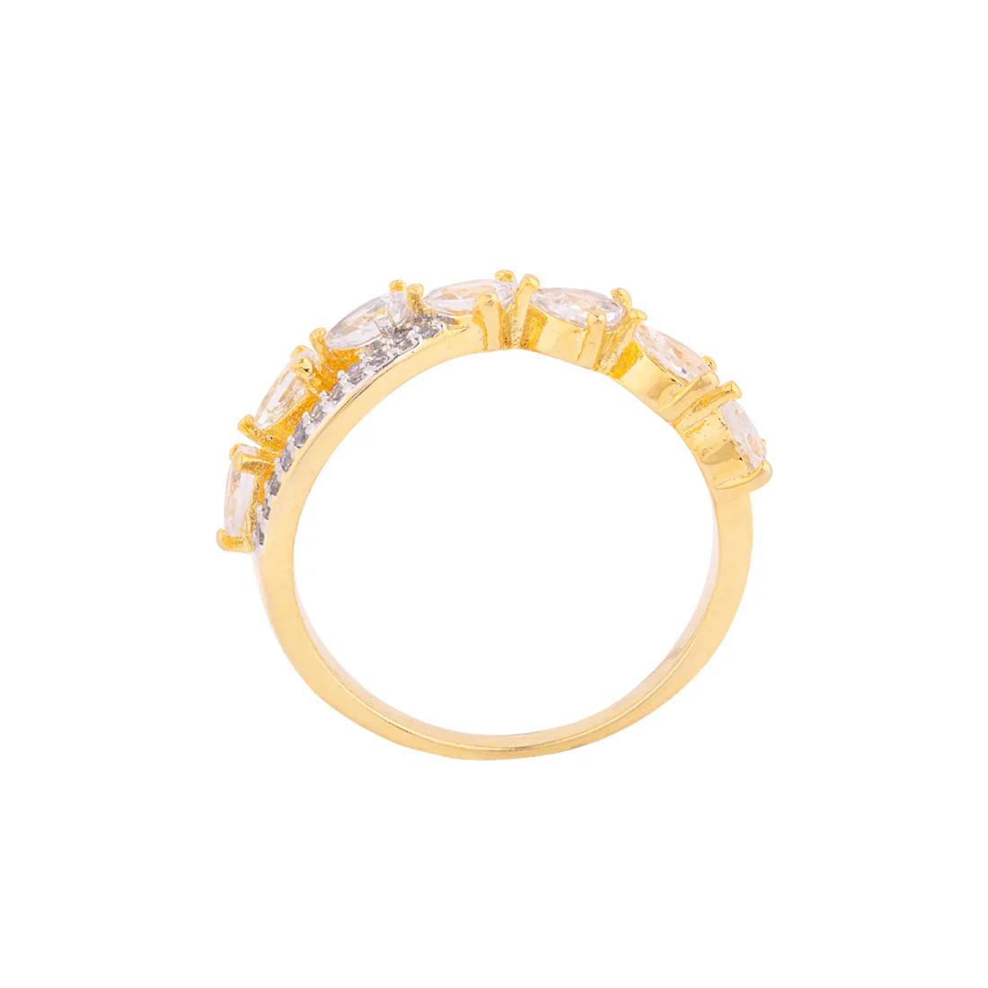 Casual Style American Diamond Gems Adorned Ring - Image 4