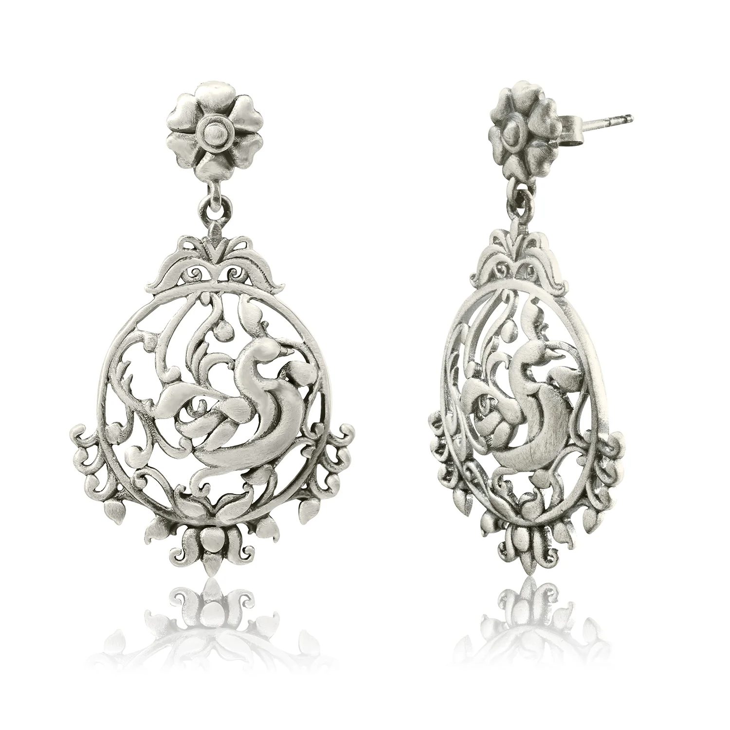 Cave Chronicles 925 Sterling Silver Peacock Reverie Pendant Set - Image 6