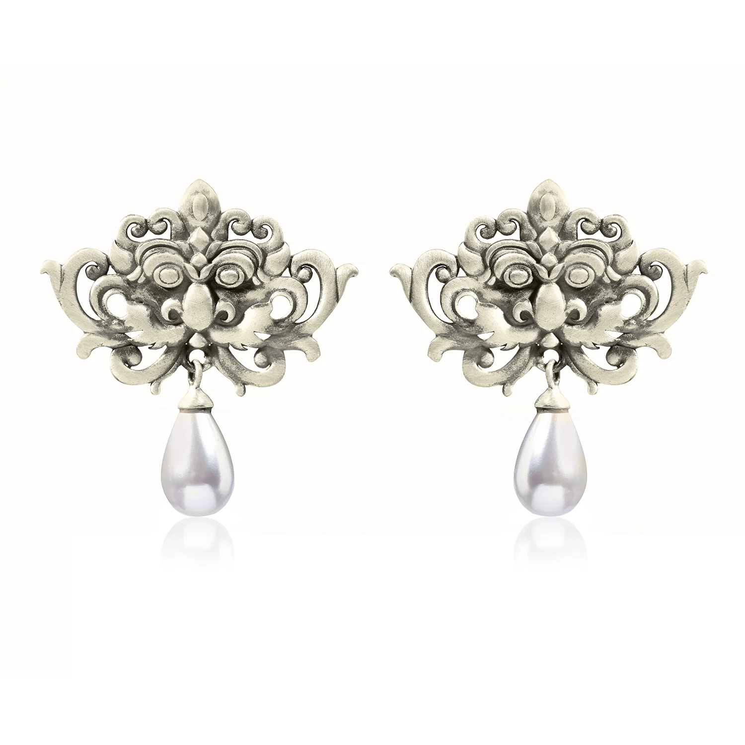 Cave Chronicles 925 Sterling Silver Simha Roar Stud Earrings - Image 4