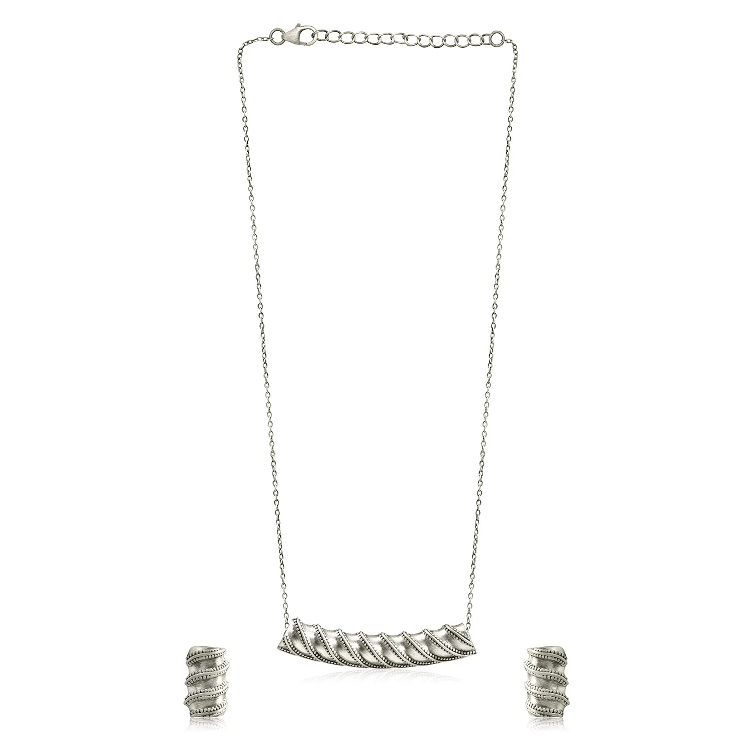 Cave Chronicles 925 Sterling Silver Sunlit Cave Coller Necklace - Image 5