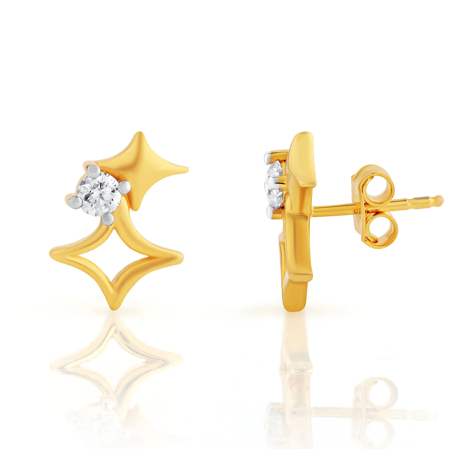 Celestia Lab-Grown Diamond Stud Earrings - Image 5