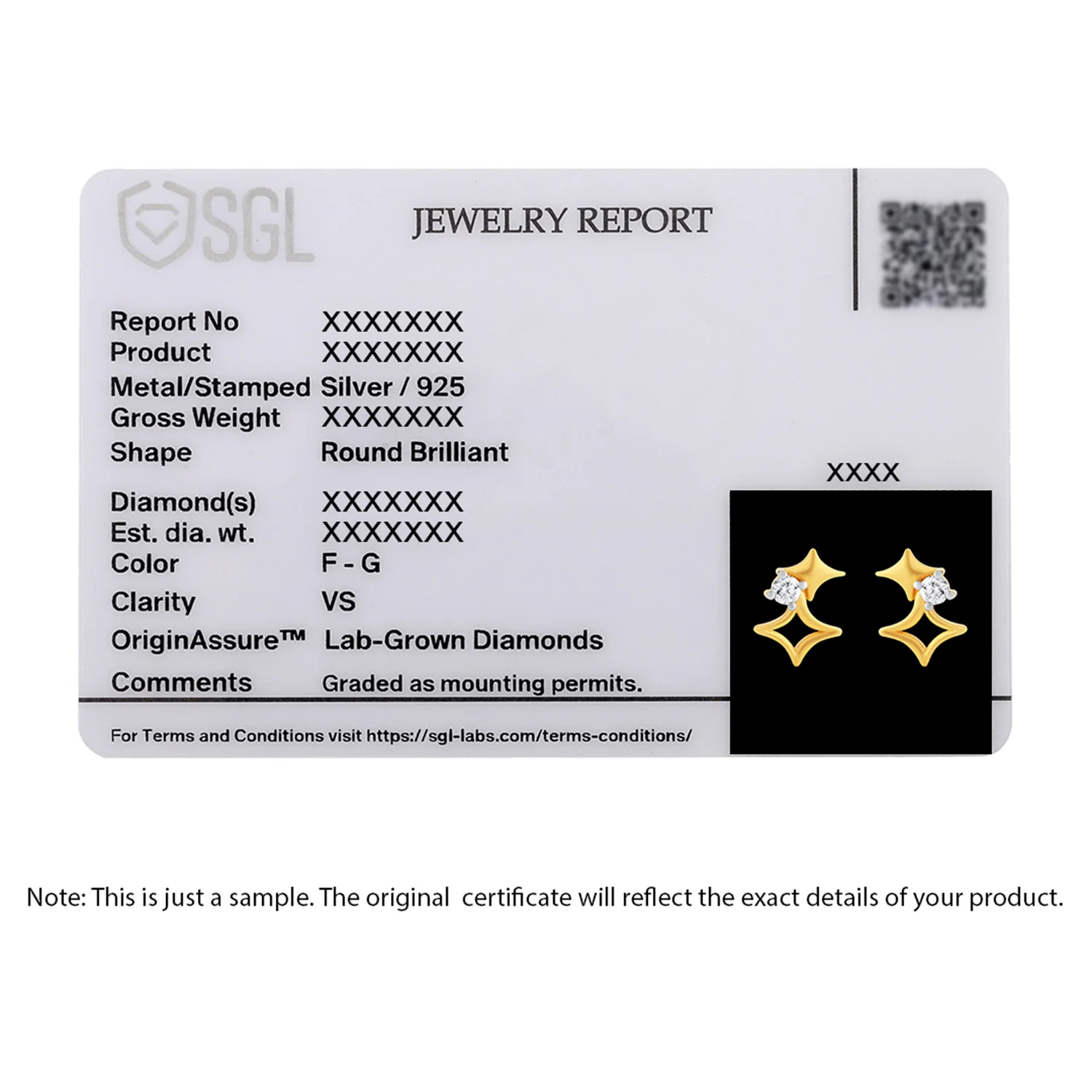 Celestia Lab-Grown Diamond Stud Earrings - Image 6
