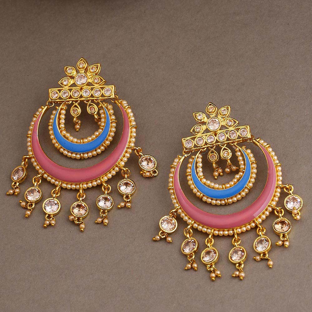 Chandrima Layered Ethnic Hoop Earrings