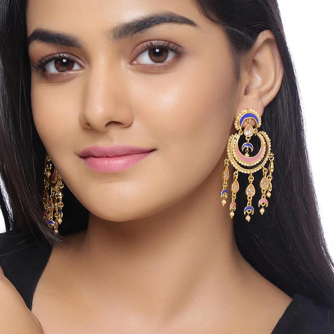 Chandrima Tassels Drop Ethnic Earrings - Image 2