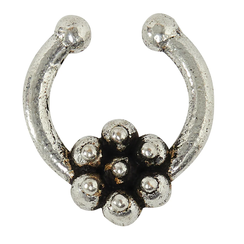 Classic Floral Nose Ring - Image 3