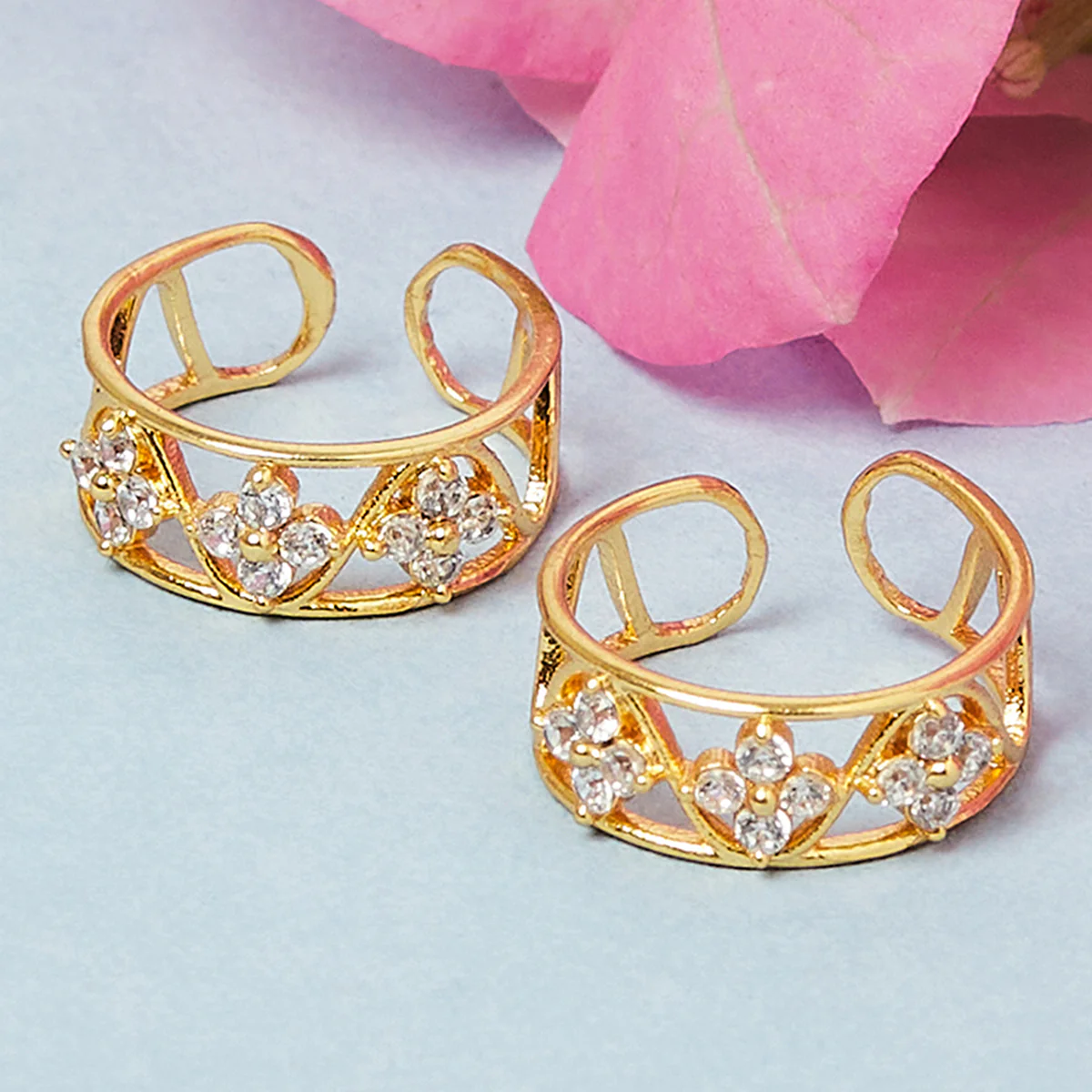 Classic Gold Plated Toe Rings