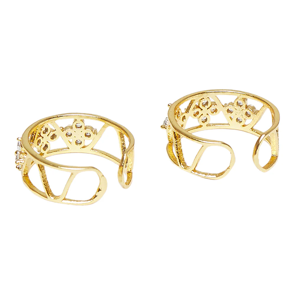 Classic Gold Plated Toe Rings - Image 4