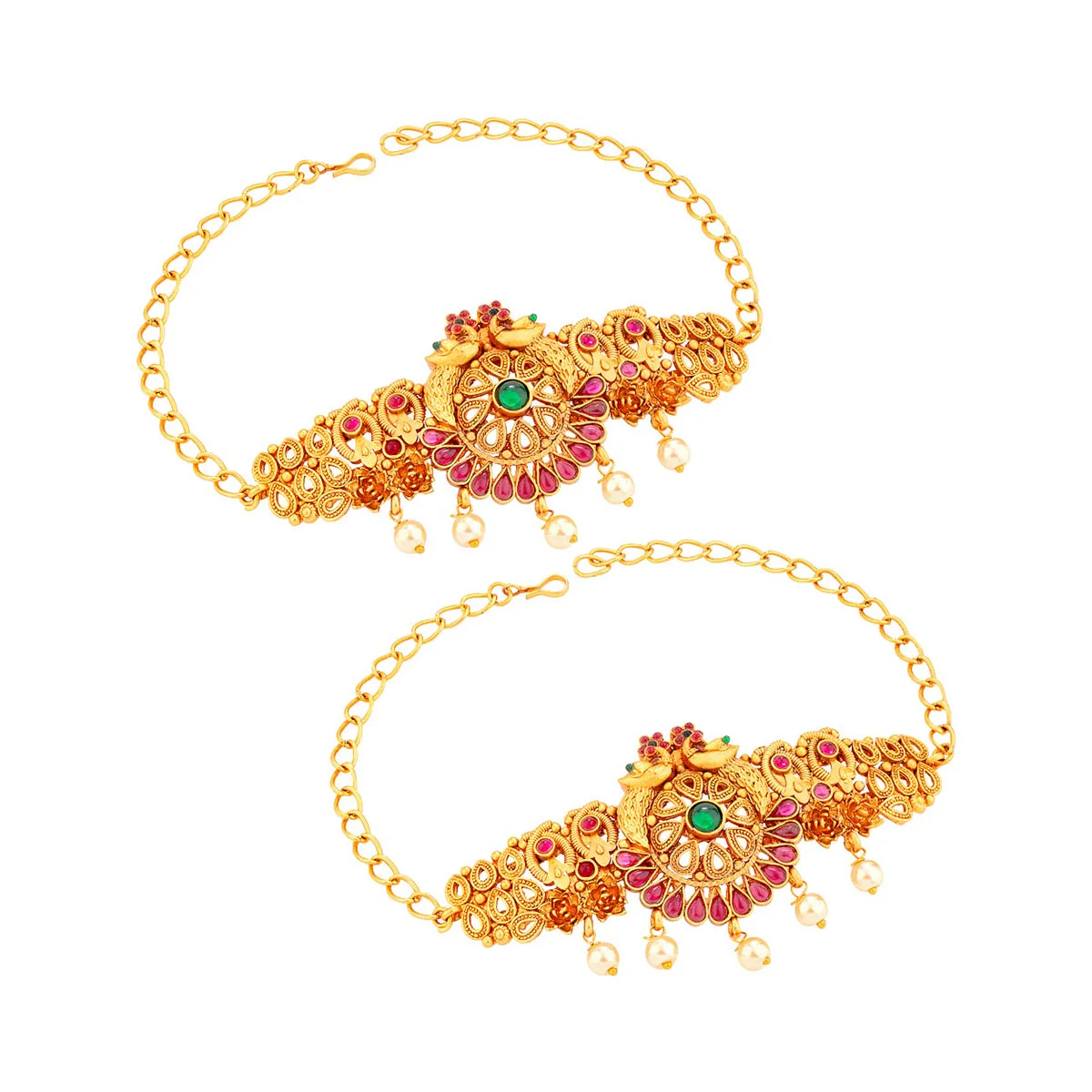 Classic Gold Tone Bridal Set - Image 6