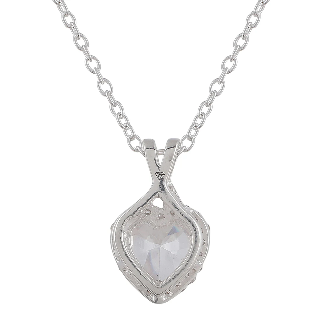 Classic Heart Shaped 925 Silver Pendant Set - Image 6